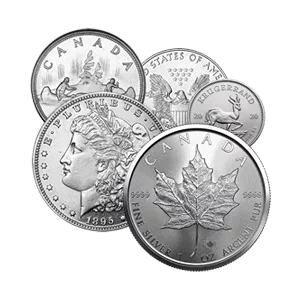 Safegold 5 Silver Coins